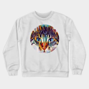 Fuzzy floppy cat Crewneck Sweatshirt